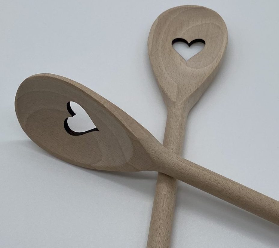 Holzkochlöffel Herz
