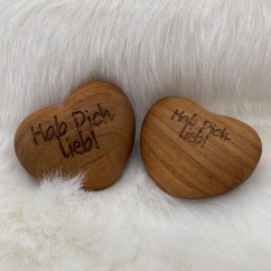 Holz Handschmeichler "Hab dich lieb!"