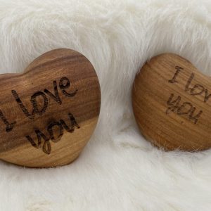 Holz Handschmeichler "I love you"