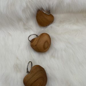 Herz Schlüsselanhänger Kirsche geölt