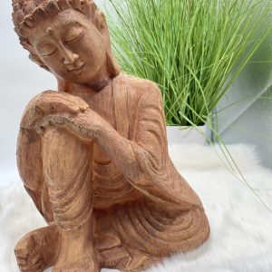 Buddha in Holzoptik